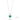 Collana Cuore Smeraldo